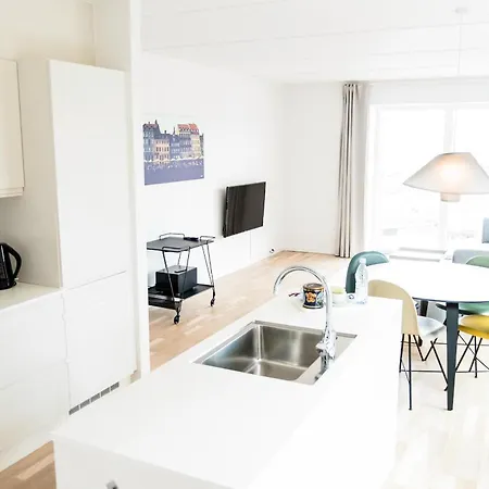 Modern 3-bed In Nordhavn Apartman Koppenhága
